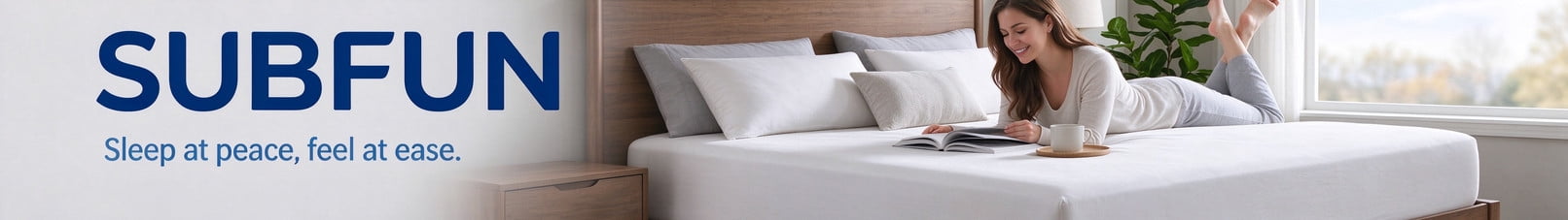 A woman lie on a bed