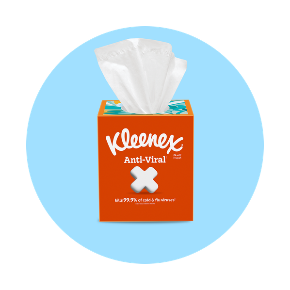 Kleenex Anti-Viral package shot