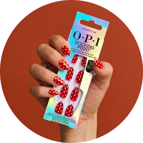 Press-on Nails with sticky tabs or glue