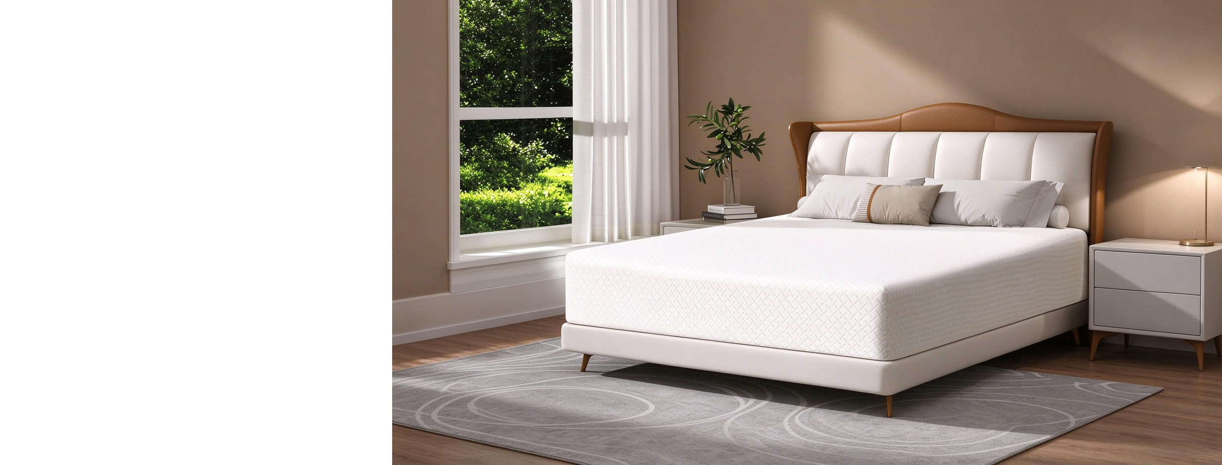 A white mattress