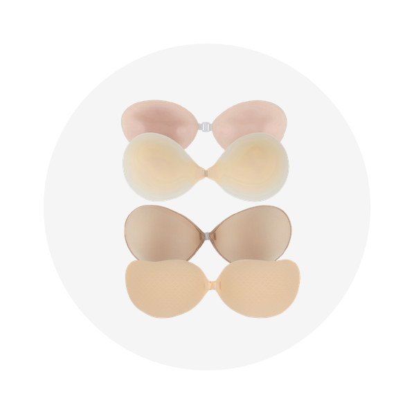 two strapless backless bras